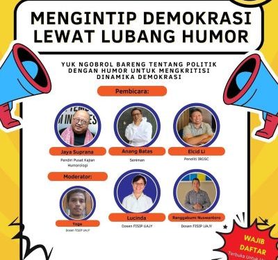 Dengan Humor Melawan Praktik Ninabobo