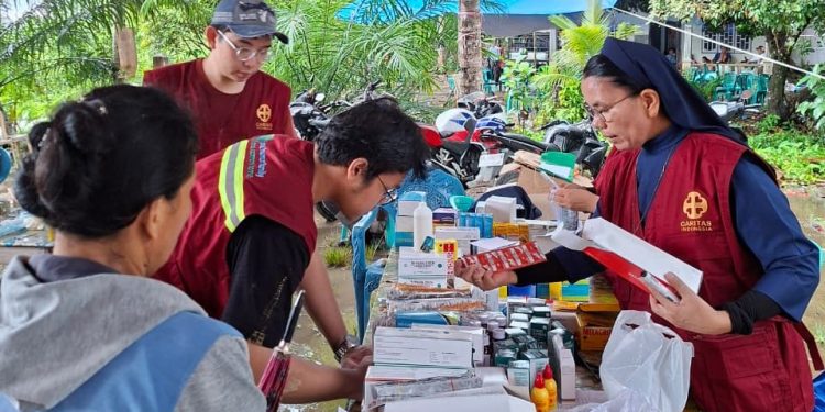 Gerak Cepat, Caritas Indonesia Buka Pos Layanan Kemanusiaan di Sibolga