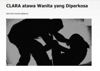 Tiga Bentuk Kekerasan dalam Cerpen “Clara atawa Wanita yang Diperkosa” Karya Seno Gumira Ajidarma Teori Johan Galtung